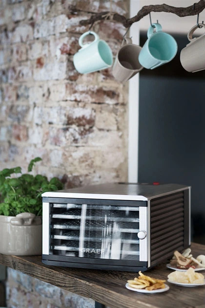 Сушилка для овощей и фруктов GRAEF DA 506 630 Вт серебристая Київ - зображення 5