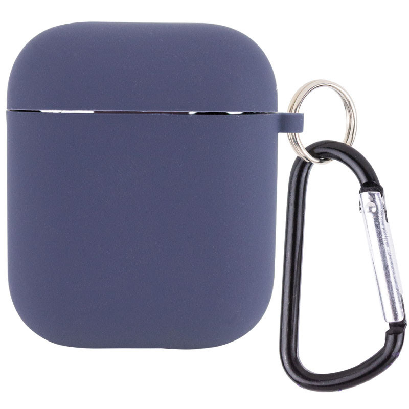 Силиконовый футляр с микрофиброй для наушников Airpods 1/2 Херсон - зображення 1