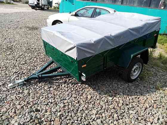 Тент на легковий причіп АМС-650 2.30 х 1.35 м ПВХ Єврофура Барышевка