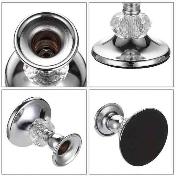 Набор подсвечников Leeseph Кристалл 2шт серебро Mv074 Одесса