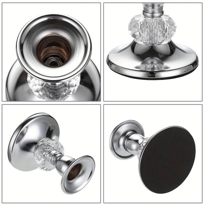 Набор подсвечников Leeseph Кристалл 2шт серебро Mv074 Одесса - изображение 2