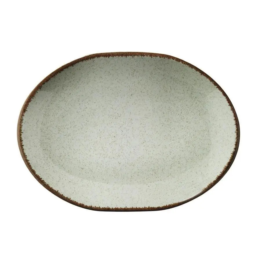 Блюдо овальна Colorx Kutahya Pearl CXOFD-32-KY-730-P-02 32 см бежева Киев - изображение 1