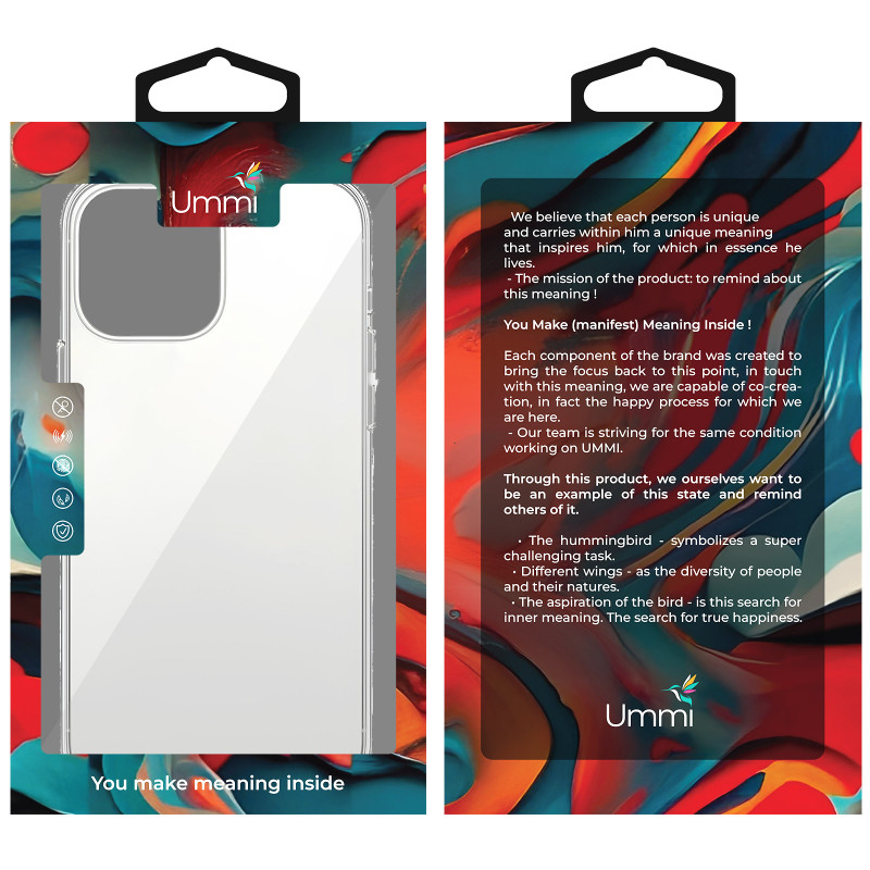 Чехол TPU Ummi transparent для Apple iPhone 15 Pro (6.1") Херсон - зображення 2