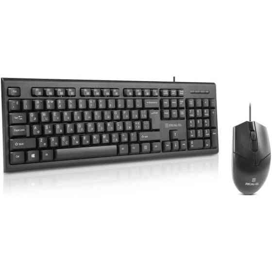 Комплект (клавіатура, мишка) REAL-EL Kit 511 Black (EL123100052) Харків