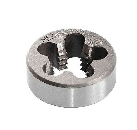 Плашка для нарезания резьбы MASTERTOOL M12х1,75 мм 9ХС DIN 233 15-0126 Харьков