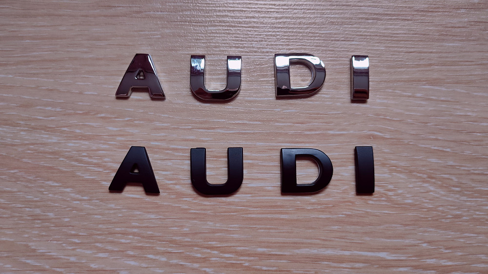 Металлические буквы на авто AUDI Ауди не ржавеют Борисполь - изображение 5