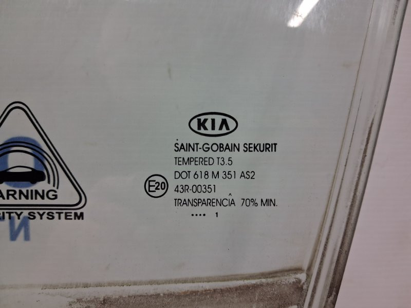 Стекло двери переднее левое Kia Ceed 2006-2012 824111H020 (Арт. 66235) Киев - изображение 3