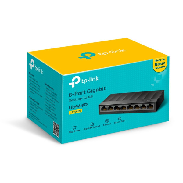 Комутатор TP-Link LS1008G (Код товару:41947) Харків - зображення 2