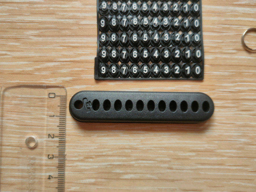 Брелoк для ключей c номeрoм телeфонa Київ - зображення 6