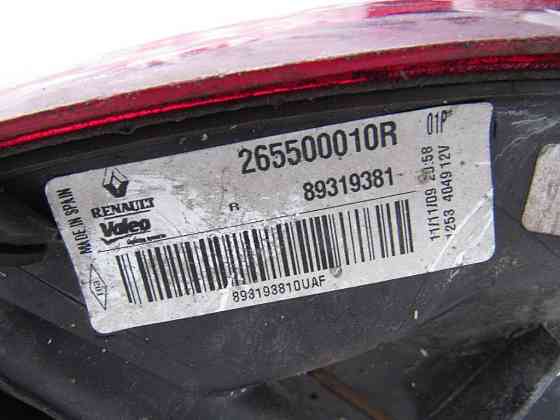 Фонарь задний правый Renault Megane III 2009-2012 (Универсал) Ковель