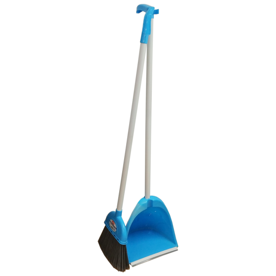 Метла с совком Planet Royal голубая Київ