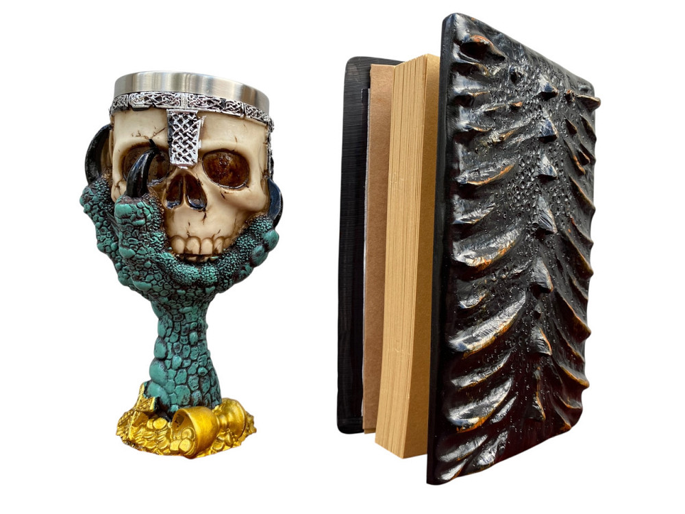 Подарочный набор Бокал 3 Лапа Дракона и Блокнот 3 «Жар Сердца Дракона» Київ - зображення 4