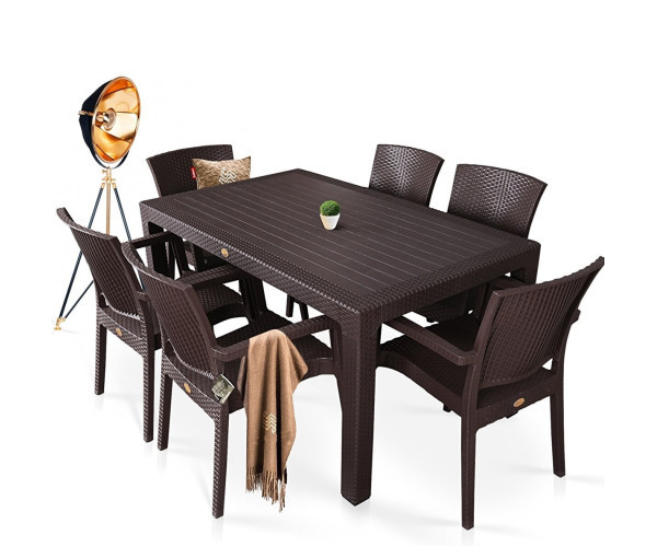 Стіл Осло пластиковий ротанг 150*90 Дніпро - зображення 4