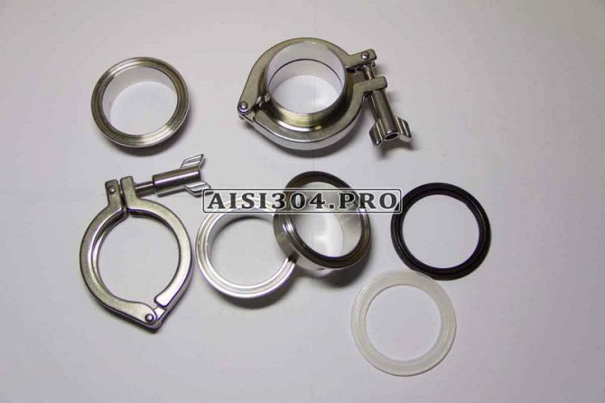 Кламп нержавеющий в сборе Dn 50 AISI 304 (Clamp) | TRiNOX Киев - изображение 3