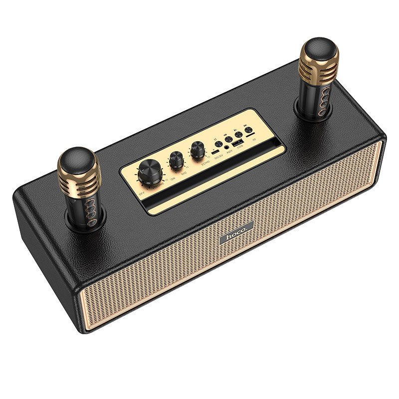 Bluetooth Колонка Hoco BS63 Graceful + два микрофона Херсон - зображення 8