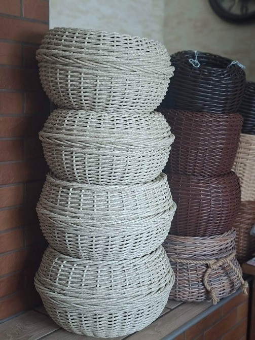 Кашпо з ротангу Київ - зображення 2