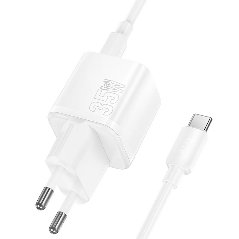 СЗУ Hoco N66 Ingenious PD35W (1USB-C) + кабель Type-C to Type-C Херсон - изображение 3