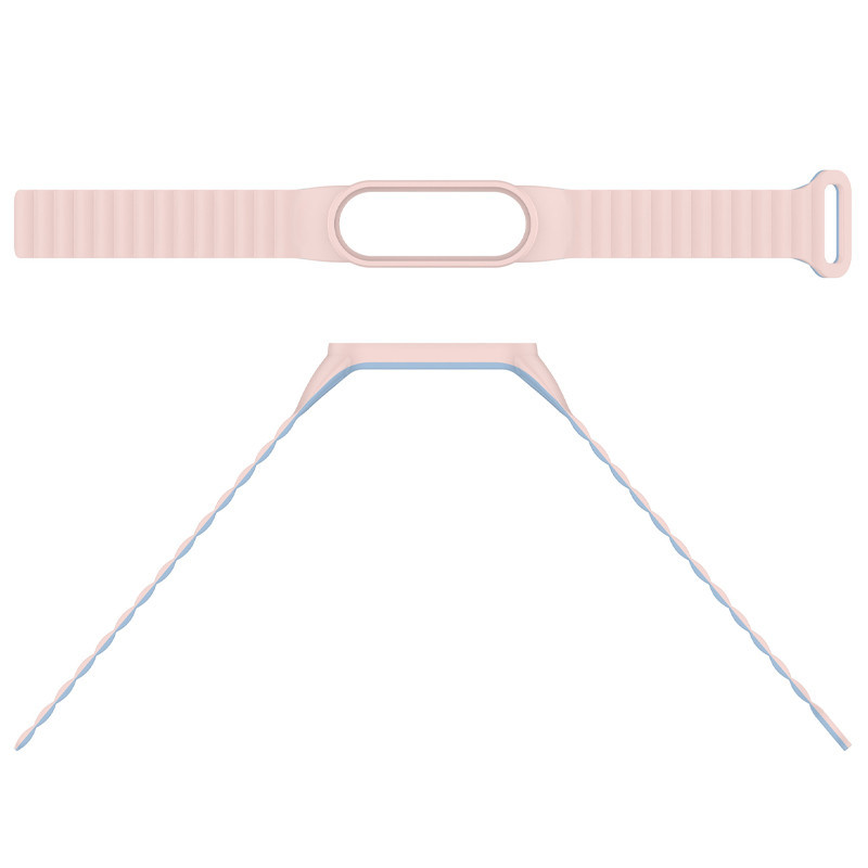 Ремешок Dual-color Magnetic для Xiaomi Mi Band 7/6/5/4/3 Херсон - зображення 4