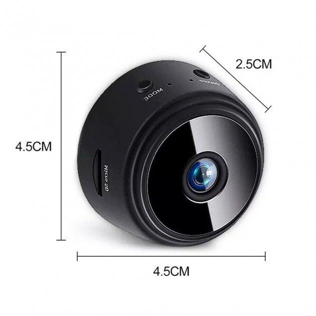 Мини Камера ip Видеонаблюдение Wi-Fi FullHD 1080 Action Camera A9 Беспроводная Комплект 6 штук Київ - зображення 7