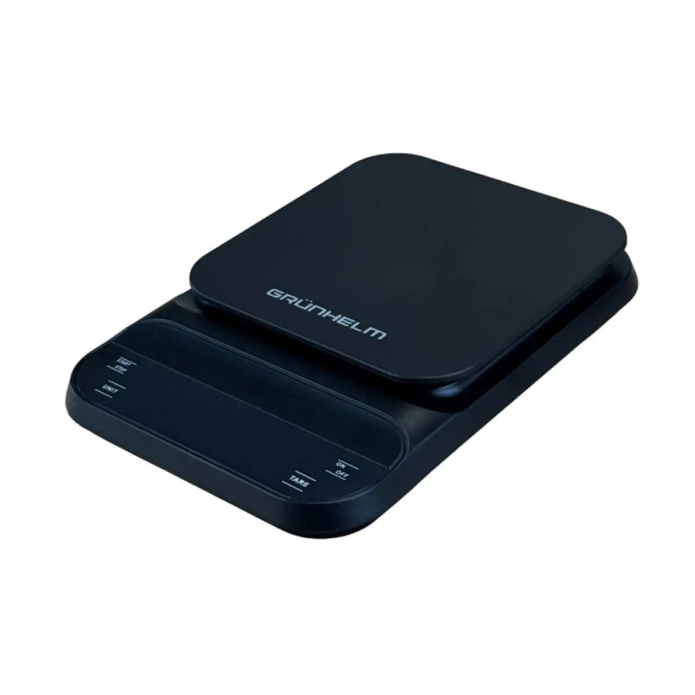 Весы кухонные Grunhelm KES-030B 3 кг черные Київ - зображення 7