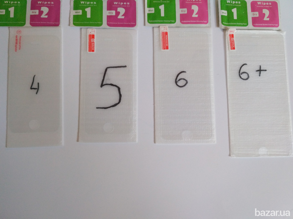 Стекло закаленное на iphone 4.5.6.6+ защита экрана Борисполь - изображение 8