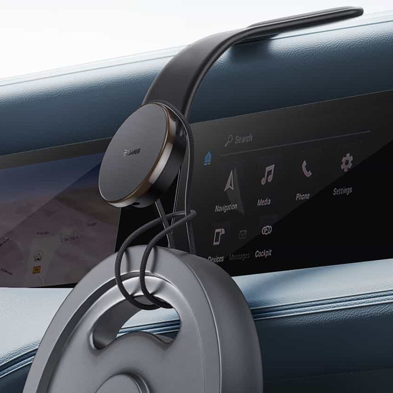 Автодержатель с БЗУ Baseus C02 Pro Series Magnetic Wireless Charging Car Mount Cluster (C40156) Херсон - зображення 7
