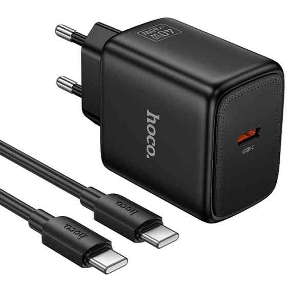 СЗУ Hoco N83 Profit PD40W (1USB-C) + кабель Type-C to Type-C Херсон