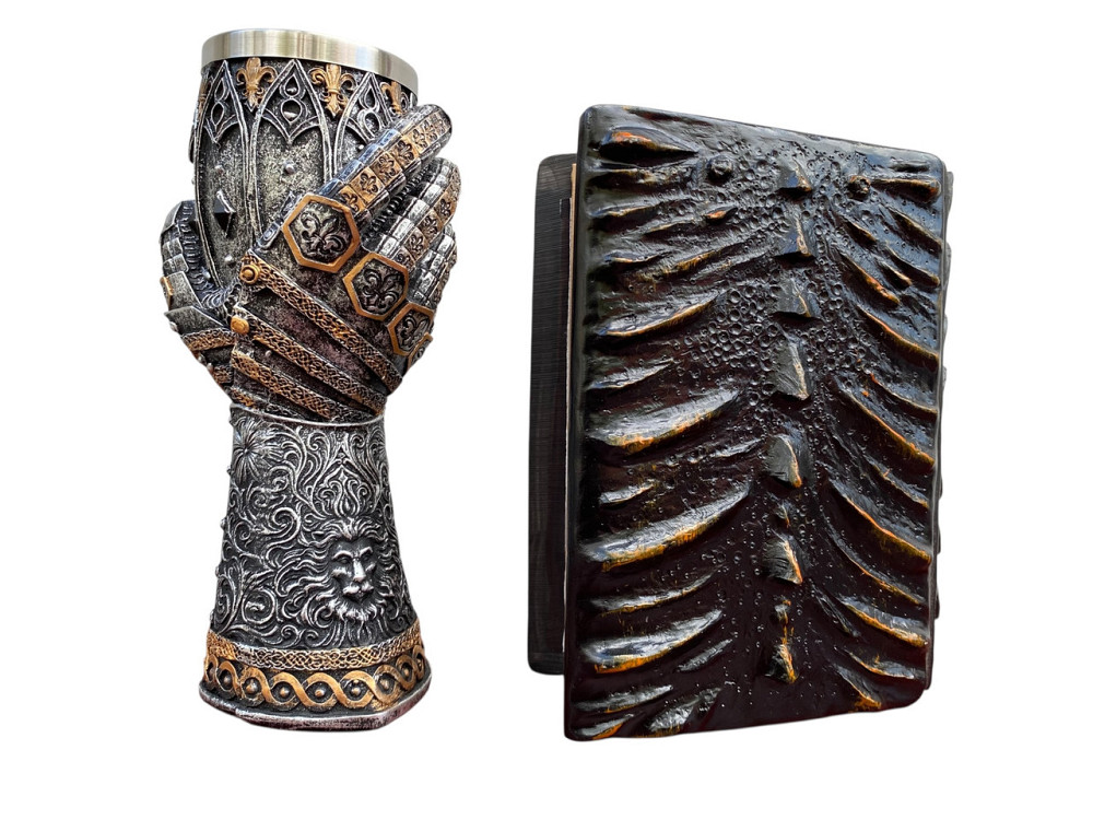 Подарочный набор Бокал 3 Рука с Левом и Блокнот 3 «Око Пламинного Дракона» Київ - зображення 2