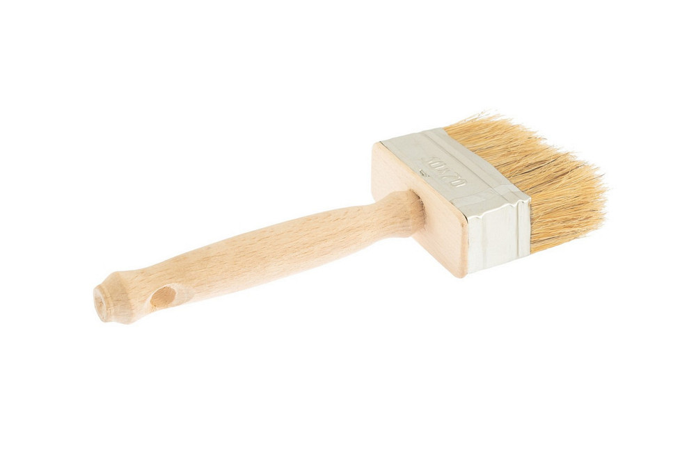 Макловица MASTERTOOL 70×30 мм натуральная щетина с деревянной ручкой 91-9207 Харків - зображення 4