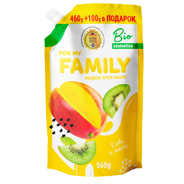 Рідке мило For my Family Ківі і манго 721464 560 г Киев - изображение 1