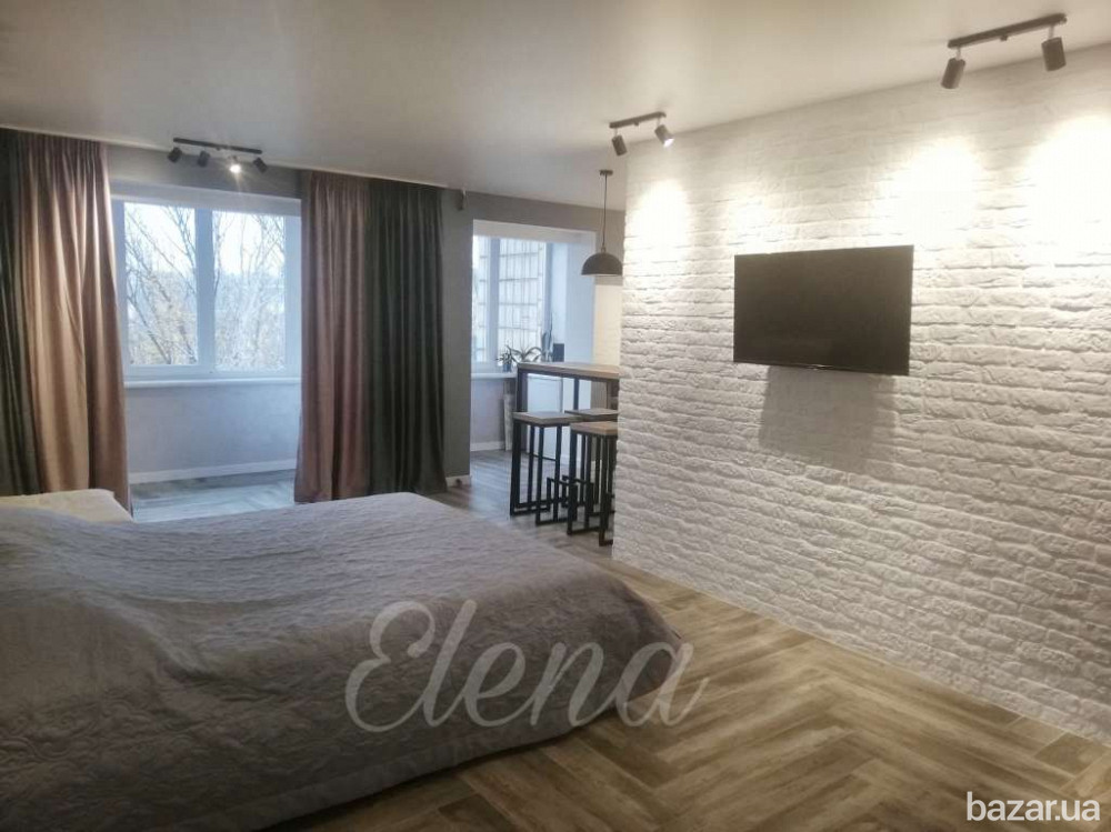 посуточная аренда 1-к квартира Киев, Соломенский, 1100 грн./сутки Київ - зображення 1