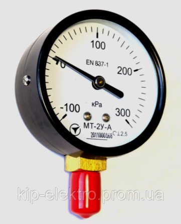 Мановакуумметр МТ-2У-А от -100кПа до +300 кПа - радиальный штуцер Київ