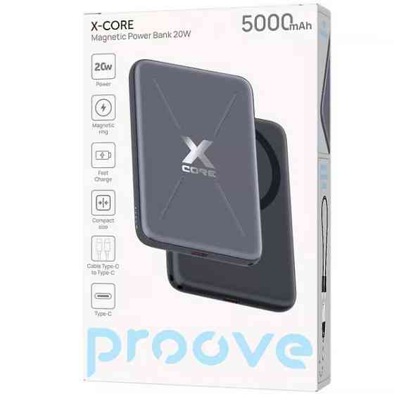 Power Bank Proove X-Core 20W 5000mAh Gray (PNXC20010003) Харьков