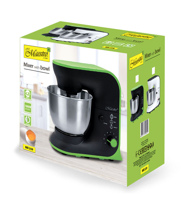 Миксер планетарный Maestro MR-559-BLAСK черный Киев - изображение 9