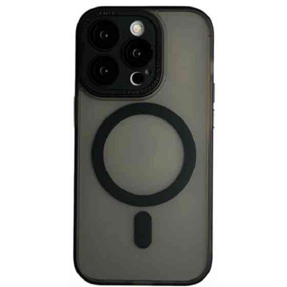 DM Чохол Protective camera Matte Case with MagSafe для iPhone 13 Pro Black Харків