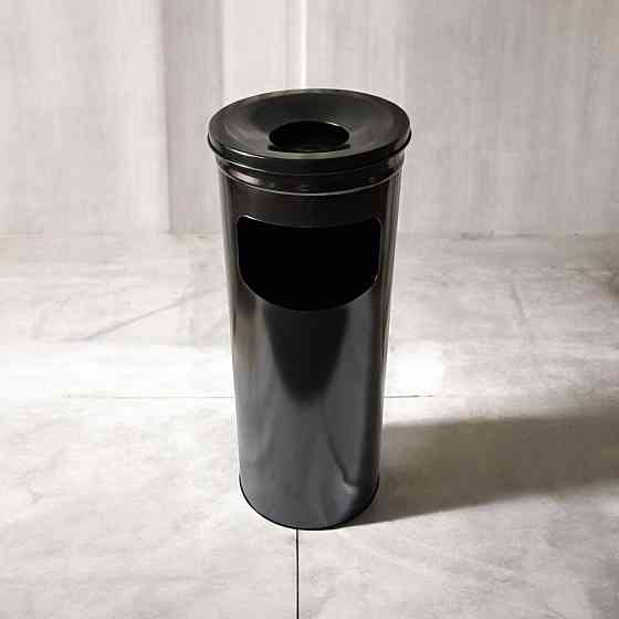 Урна -пепельница,металл окрашенный 15 л черная 0280B Київ