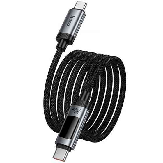 Дата кабель Hoco U148 Lord with display Type-C to Type-C 100W (1.2m) Херсон