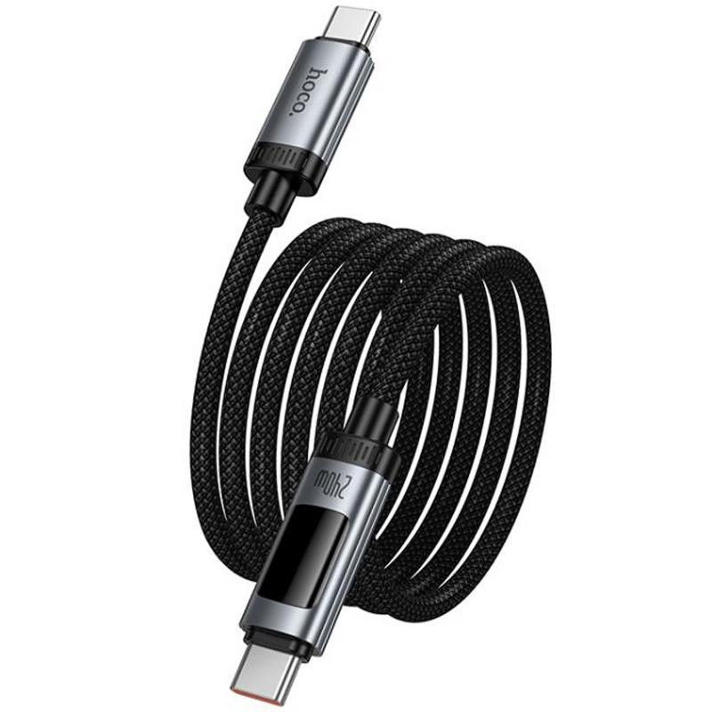 Дата кабель Hoco U148 Lord with display Type-C to Type-C 100W (1.2m) Херсон - изображение 5