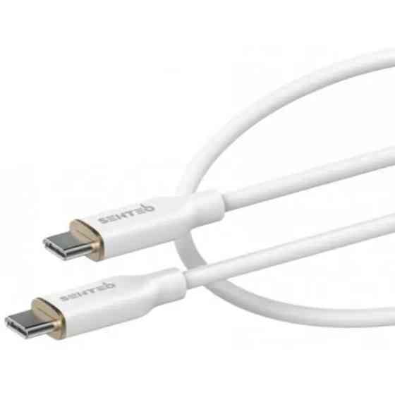 Кабель SENTEO SL-01 Silicone Type-C to Type-C 100W 1m White (Код товару:37928) Харків