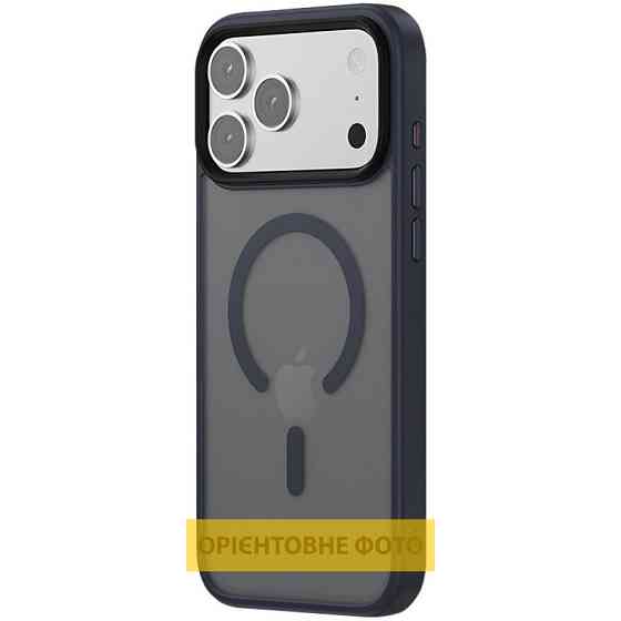 TPU+PC чехол Metal Buttons with MagSafe Colorful для Apple iPhone 17 (6.3") Херсон