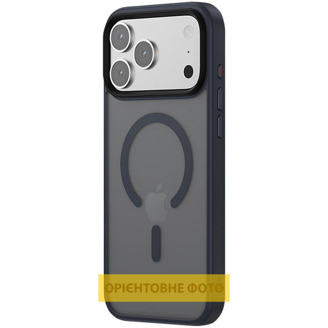 TPU+PC чехол Metal Buttons with MagSafe Colorful для Apple iPhone 17 (6.3") Херсон - зображення 2