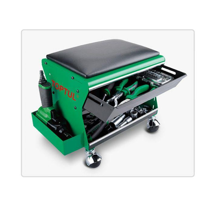 Стул для автосервиса подкатной TOPTUL 350x260x240мм 3 полки JCA-350B Харків - зображення 2