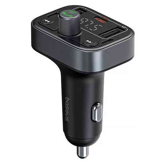 АЗУ FM модулятор Baseus S-09 Pro Series 18W (2USB-A/1C) (C10762200113) Херсон