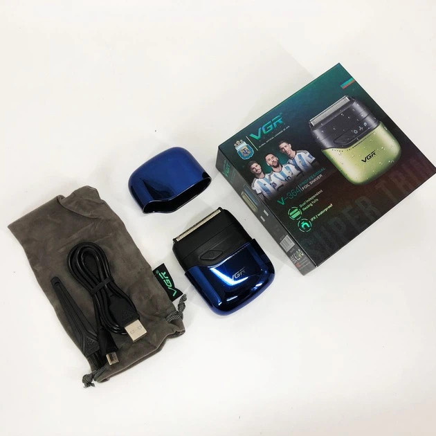 Электробритва VGR V-364 BLUE синяя Киев - изображение 9