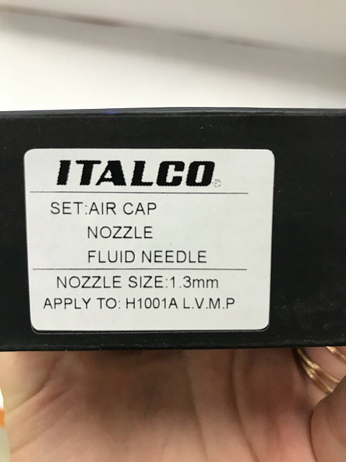 Сопло 1,3мм для краскопульта H-1001A LVMP ITALCO NS-H-1001A-1.3LM Харьков - изображение 3