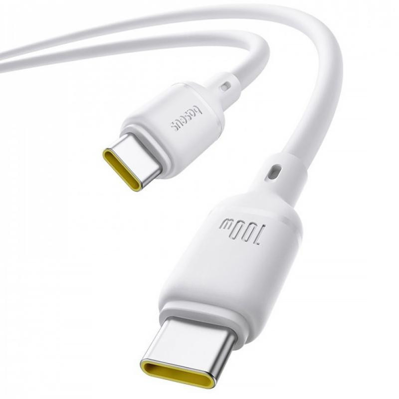 Дата кабель Baseus Silky Series OS Fast Charging Type-C to Type-C 100W (1m) (P10377704) Херсон - изображение 3
