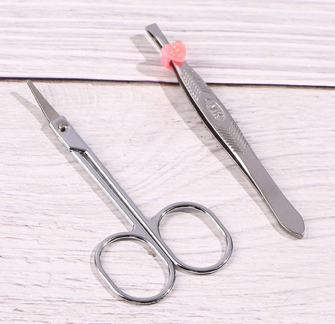 Набор косметический пинцет и ножницы маникюрные 11350 2 предмета Київ - зображення 6