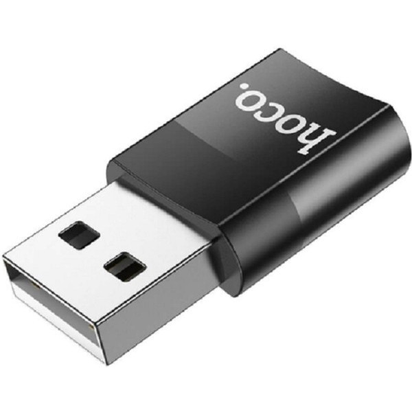 Адаптер Hoco UA17 USB to Type-C Black (Код товару:22563) Харків - зображення 2