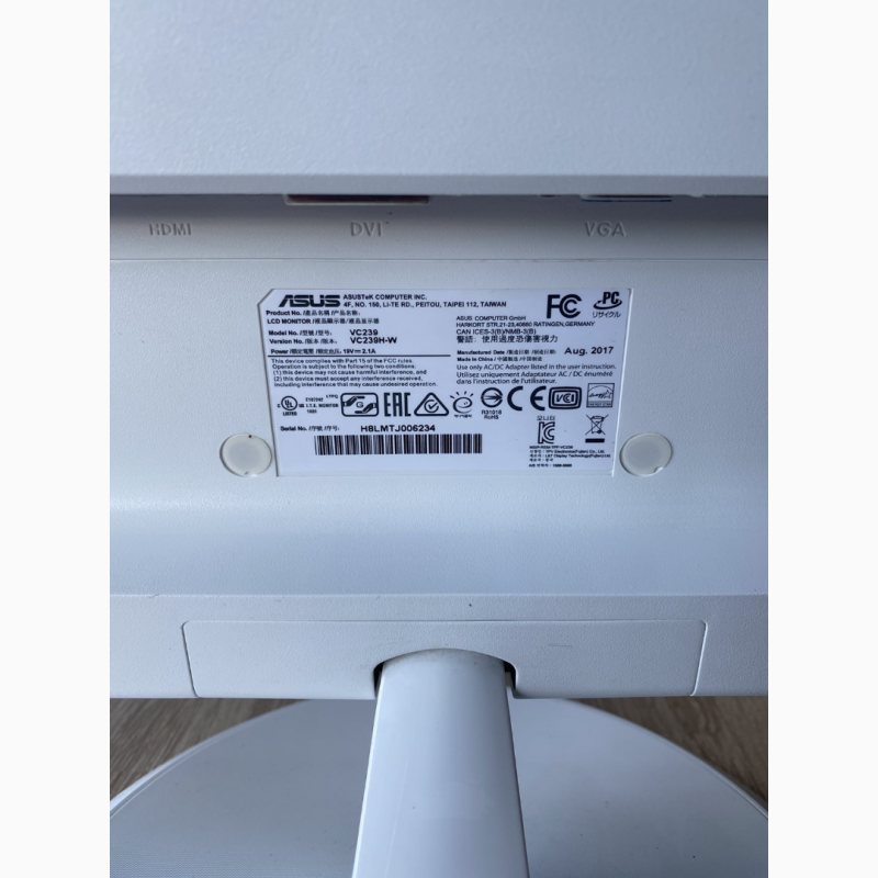 Монітор ASUS VC239H б/у Київ - зображення 3