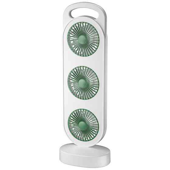 Настольный вентилятор Three Head Fan 1200 mAh Херсон
